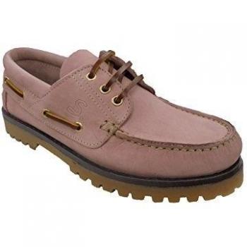 Náuticos Nobuck Todo Piel para Mujer, Sachini mod. 5141, Calzado Made in Spain Garantía de Calidad.