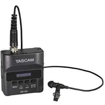 TASCAM DR-10L/LW Grabadora De Audio Digital con Micrófono Lavalier - Negro - Modelo DR-10L