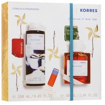 Korres Blue Sage Eau De Toilette 50ml & Shower Gel 250ml Set