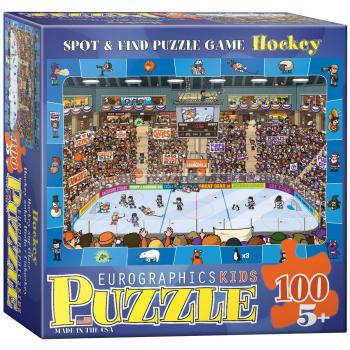 Eurographics Hockey Spot & Find Puzzle - 100 Pieces