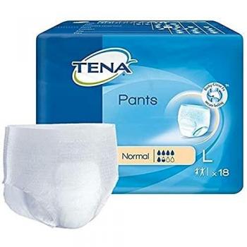 Pantalones TENA Normal L 18 Piezas Incontinencia Absorbentes