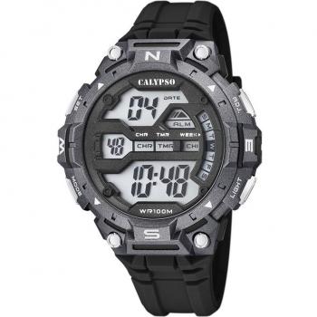 Calypso Digital For Man K5815/4 Reloj de Hombre con Correa de Caucho Negro