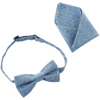 Vertbaudet - Set de bufanda, gorro y guantes - para niño azul claro Talla única 