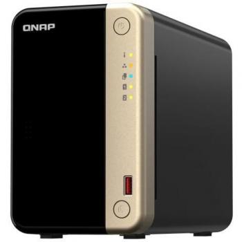 QNAP TS-264 NAS Tower Ethernet LAN Black, Gold N5095 8 GB DDR4