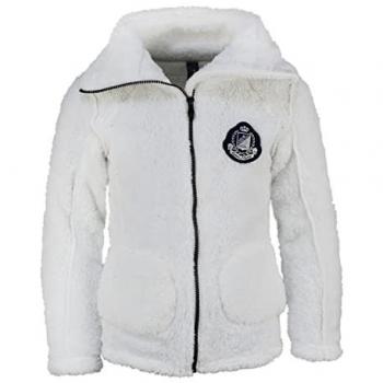 Peak Mountain Girls' Coral Sherpa Fleece Jacket