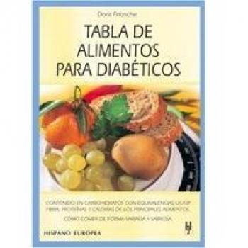 Tabla de alimentos para diabéticos