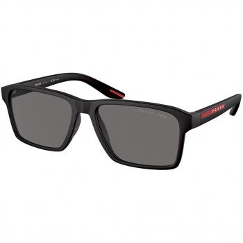 Prada Linea Rossa PS05YSF Asian Fit Polarized Men's Sunglasses Black 58mm