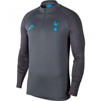 NIKE Tottenham Hotspur Strike Camiseta de Manga Larga, Hombre, Flint Grey/Dark Grey/Blue Fury, 2XL