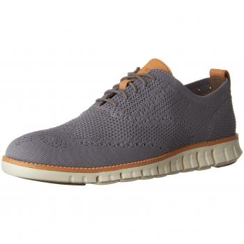 Cole Haan Zerogrand Wingtip Oxford Stitchlite Men's Shoes - Ironstone Knit/Ivory, Size 9