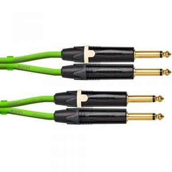 Cordial CEON DJ Plug 0.6m Green Audio Cable