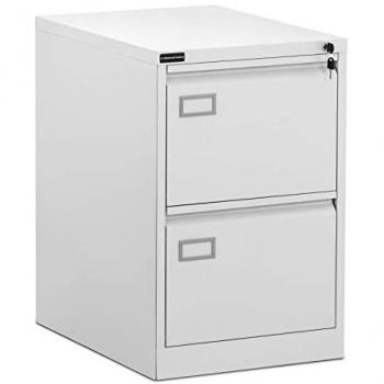 Archivador metálico para oficina con llave - 72 cm - 2 cajones
