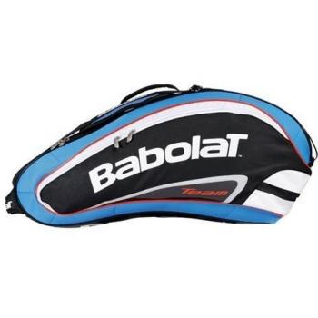 Raqueta Babolat bolsas Racket Holder X3 Team Line, color Azul - azul, tamaño 76 x 17 x 34 cm, 27 Liter, volumen liters|27.0