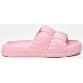 Xti Chancla Mujer 141367 Negro - Sandalias planas de goma, diseño acolchado, suela antideslizante de 4 cm, certificado vegano