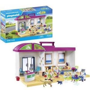 Maletín Veterinario Playmobil con figuras, accesorios médicos y animales