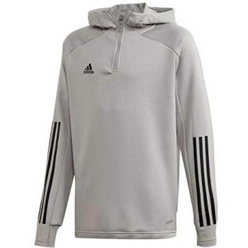 adidas Condivo 20 Track Hoodie Sudadera con Capucha, Niños, Team Mid Grey/Black, 116