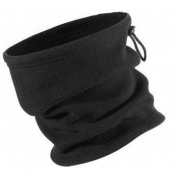 Braga de cuello polar para motorista, color negro