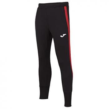 Pantalón largo Joma Advance negro rojo para hombre adulto, talla M