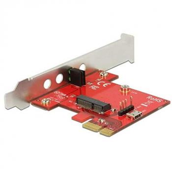 Tarjeta PCI Express Interna M.2 E de Bajo Perfil DeLOCK 89889 - Adaptador WLAN