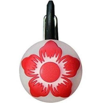 Nite Ize ClipLit Wild Flower - Cadena de llavero, color rojo