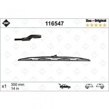 Limpiaparabrisas SWF 116547, Standard Longitud 350mm, Trasero, 1 Pieza