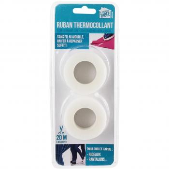 Set de 2 Cintas Termoadhesivas para Doblillos - 10m cada una - Herramientas para el Hogar