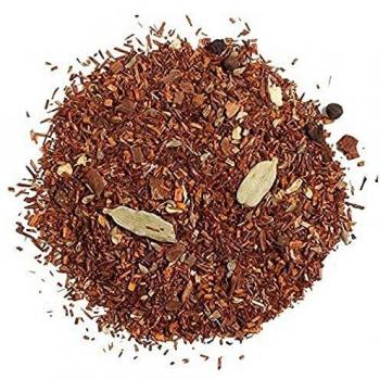 Aromas de Té, Té Rooibos Chai, Propiedades Digestivas, Infusión Natural, Infusión Rooibos Chai con Canela Jengibre Cardamomo, Especiado, Sin Gluten, 100 gr.