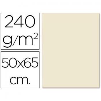 CARTULINA LIDERPAPEL 50X65 CM 240G/M2 SEPIA