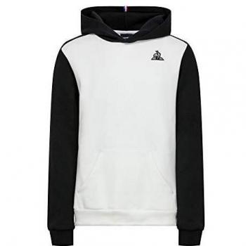 Le Coq Sportif Tech Hoody N°2 Sudadera con Capucha, Niños, Enfant Black/Gris, 10A