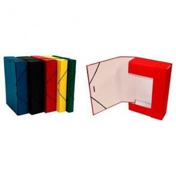 Carpeta de Proyectos Mariola con Gomas, Lomo 3cm, Color Negro