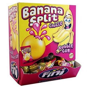 Chicles Fini Boom Banana Split 200 unidades