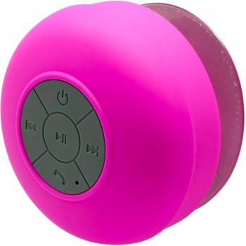 Unotec Altavoz Bluetooth para Ducha Rosa