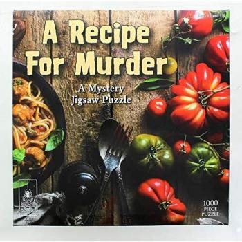 University Games A Recipe for Murder 1000 Piece Mystery Jigsaw Puzzle