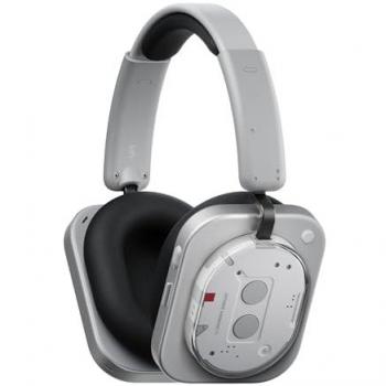 Nothing Headphone (1) Wireless Over Ear Bluetooth Headphones with Active Noise Cancelling, Hi-Res Audio, 80 Hours Battery Life - White