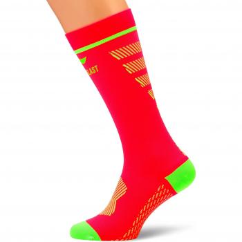 Sportlast Pro Calcetines de Compresión, Coral / Verde, L