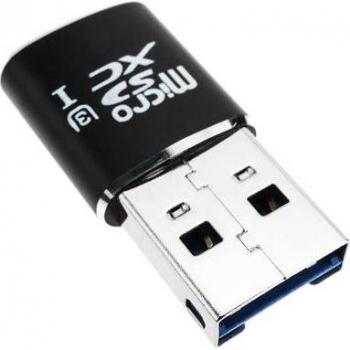 Lector Mini USB 3.0 para Tarjetas de Memoria MicroSD 5 Gbps - BeMatik