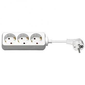 Regleta de Enchufes Microconnect 3 Tomas Compacta