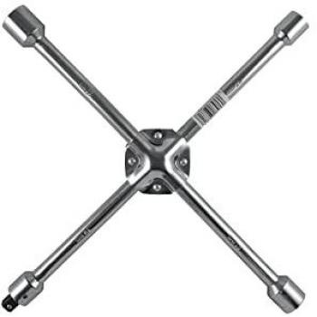Junta Soldada De Llave Cruzada JBM 1/2'' 1.4kg (Llave de cruz con medidas 17, 19, 21, 22)