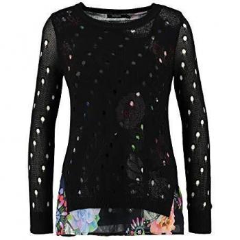 Desigual Maglia Nera MULTISTRATO Carol SKU: 19SWJFAB L