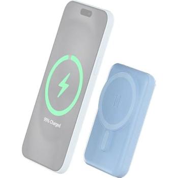 Powerbank Inducción 5000mAh 10W Compatible MagSafe Azul BigBen