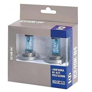 Bombillas Sparco Ice 40K H1 12V 55W - Efecto Xenón Azul (2 Piezas)