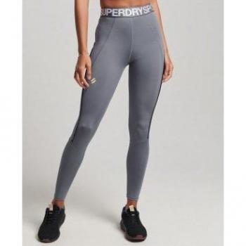 Leggings Ajustados Elásticos Superdry Train para Mujer en Gris
