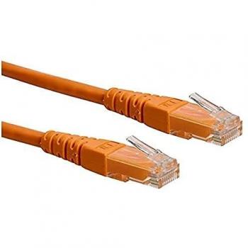 ROLINE 2m Cable de Red Cat6 UTP Naranja con Conectores RJ-45