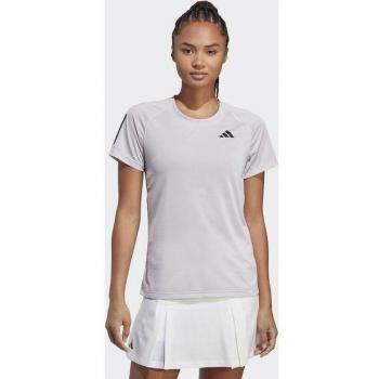 Adidas Club Camiseta De Manga Corta Mujeres - Morado, Talla XS