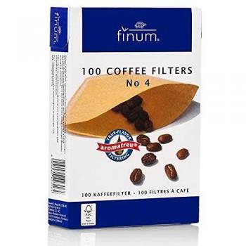 Filtro de Cafetera Universal Moulinex Finum Nº 4 - 100 Piezas Compatibles con Modelos 5012, 6009, 9209