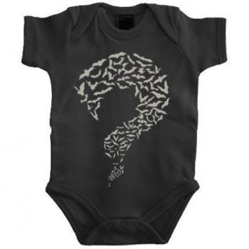 Touchlines Body - Bat Question - Mono de danza, color negro, plata, talla 3 meses