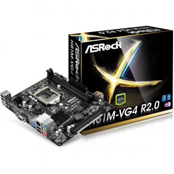 ASRock H81M-VG4 R2.0 - Placa Base con Intel LGA 1150, 2XDDR3, 8xUSB2/4xUSB3, Modelo 90-MXGV40-A0UAYZ