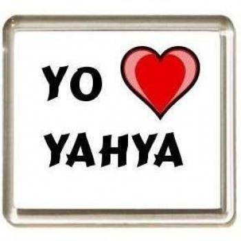Iman de nevera con estampado Te quiero Yahya