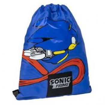 Mochila Escolar Sonic Prime Azul 30 x 39 cm