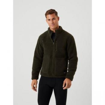 Björn Borg Centre Pile Fleece Jacket Green, S