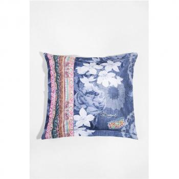 Desigual pillow _ Exotic Jeans 65 * 65 almohada cuadrado fibra sintética azul Jeans 65 x 65 cm